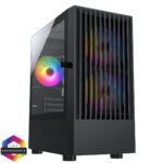 CIT Slammer Gaming Case 3 x ARGB Fans Mb Sync TG Side Panel