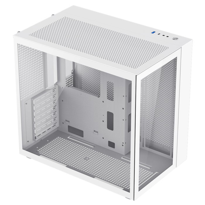 GameMax Infinity Mid-Tower ATX PC White Gaming Case Bundle With 6 x ARGB Fans Included - Image 7