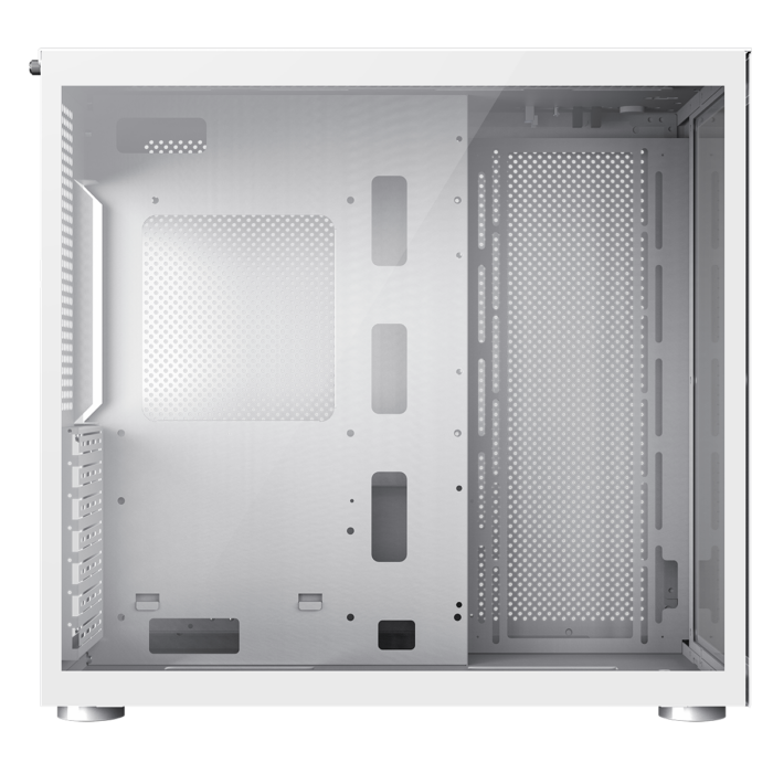 GameMax Infinity Mid-Tower ATX PC White Gaming Case Bundle With 6 x ARGB Fans Included - Image 9