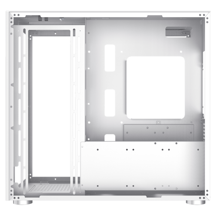 GameMax Infinity Mid-Tower ATX PC White Gaming Case Bundle With 6 x ARGB Fans Included - Image 11