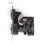 RS 232 Interface Expansion Card, PCI-Express to Dual Serial Ports - Image 2
