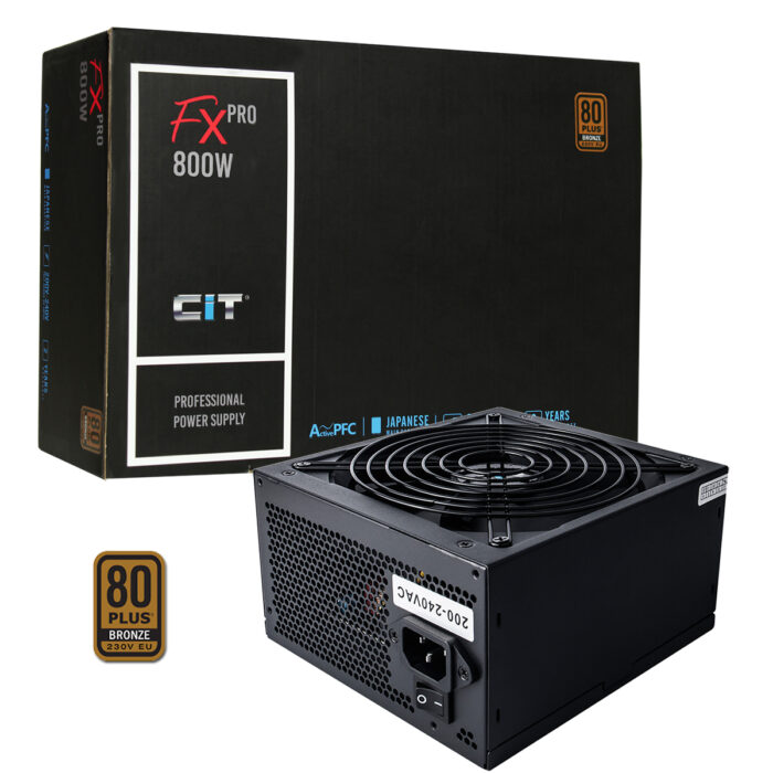 CIT 800W FX Pro 14cm Fan APFC 80 Plus - Image 1