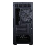 CIT Terra Black Micro-ATX PC Gaming Case with 4 x 120mm Infinity Fans Included - Image 7