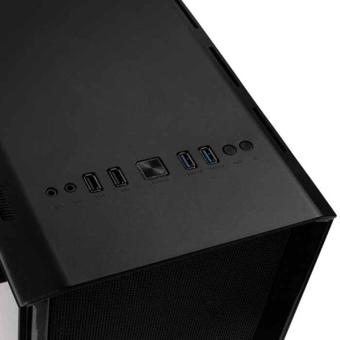 Kolink Levante V2 ARGB Midi Tower Gaming Case - Black - Image 4