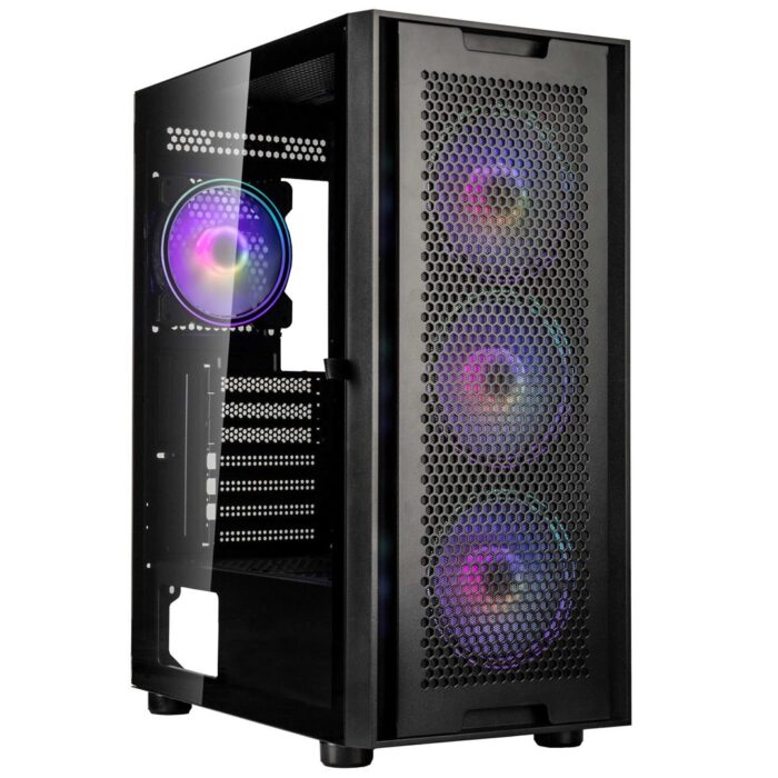 Kolink Observatory Duo ARGB Midi Tower Case - Black Window - Image 1