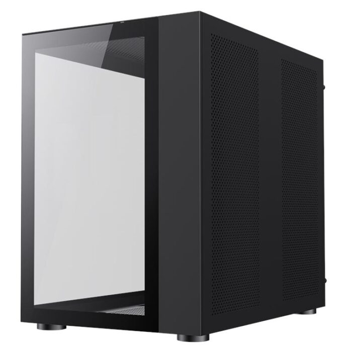 GameMax Infinity Mid-Tower ATX PC Black Gaming Case With Tempered Glass Side Panel - Image 4