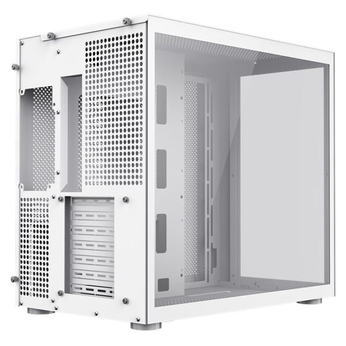 GamMax Infinity Mid-Tower ATX PC White Gaming Case With Tempered Glass Side Panel - Image 6