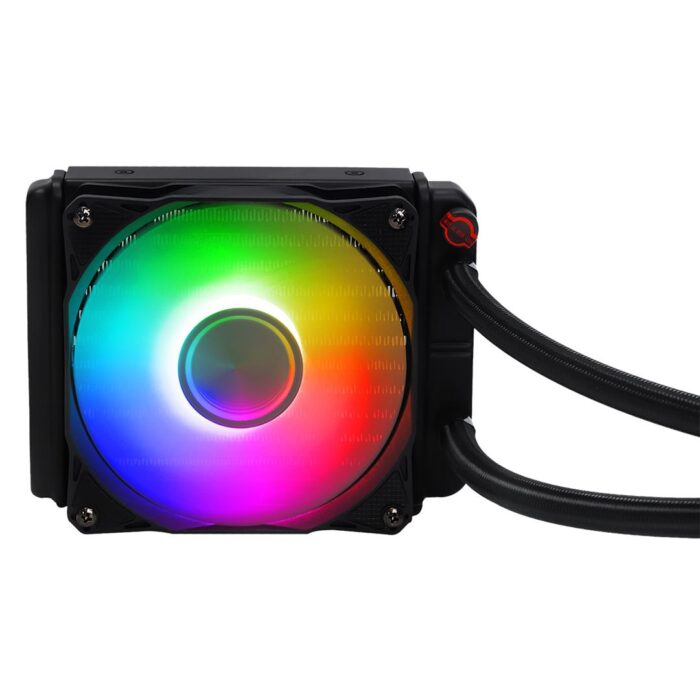 AIO 120mm Pro Glacier Watercooler  Black ARGB Infinity - Image 4