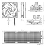 Arctic Liquid Freezer II 360mm Liquid CPU Cooler, PWM Fans & PWM Controlled Pump - Image 6