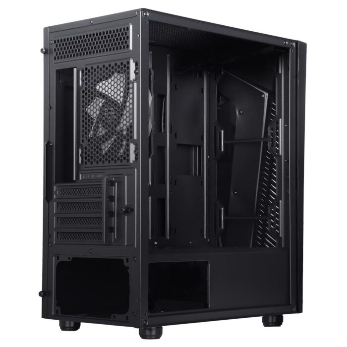 CIT Alpha Black Gaming MATX Case 1x ARGB Fans Glass Side - Image 7