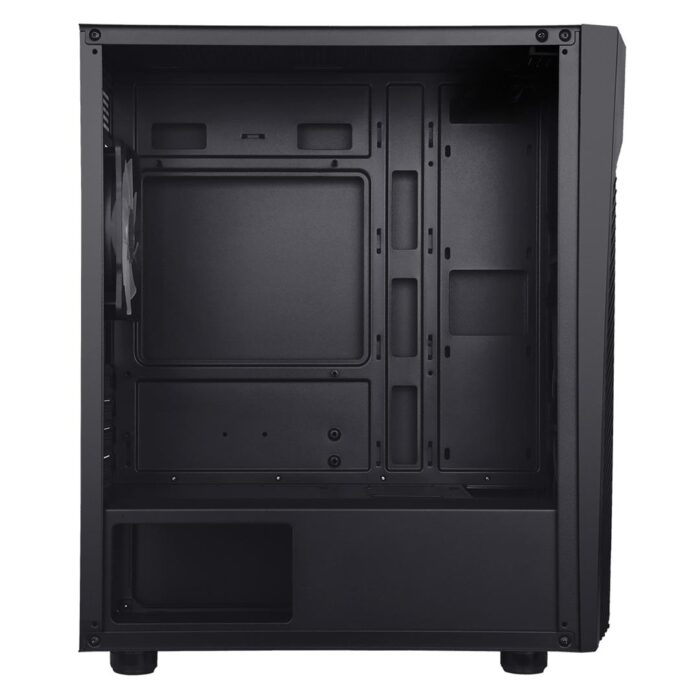 CIT Alpha Black Gaming MATX Case 1x ARGB Fans Glass Side - Image 5