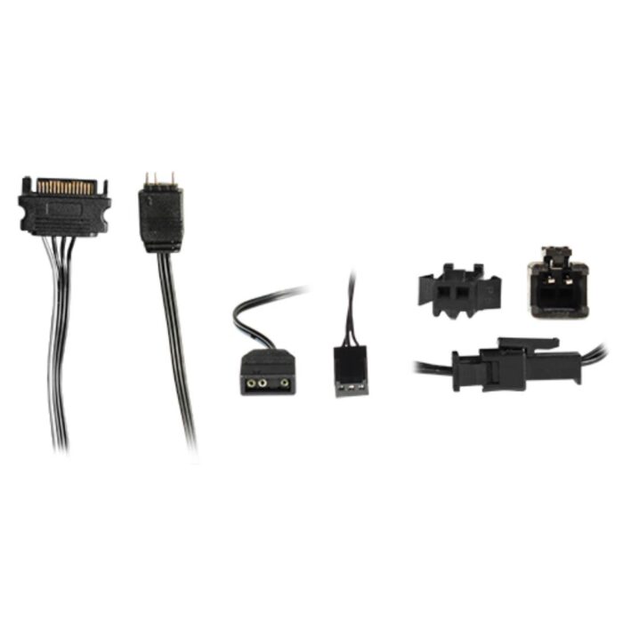 CIT Alpha Black Gaming MATX Case 1x ARGB Fans Glass Side - Image 8