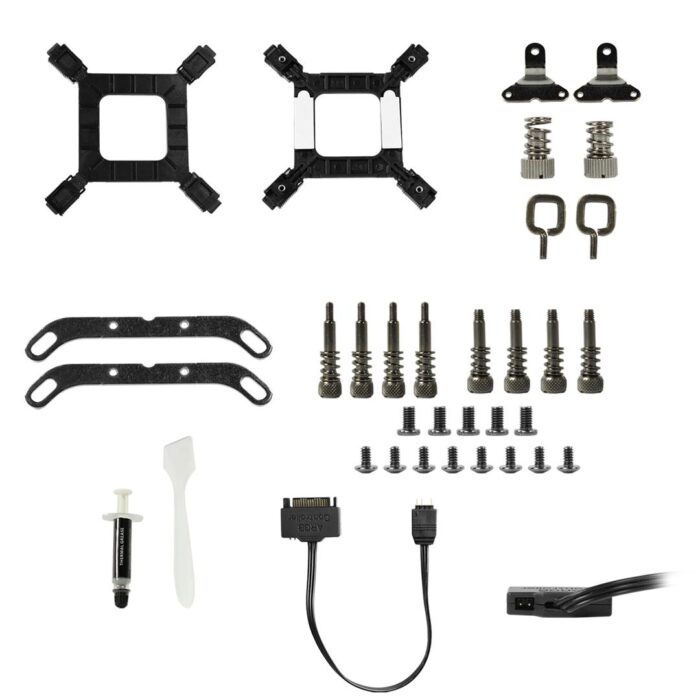 AIO 320mm Pro Glacier Watercooler  Black ARGB Infinity - Image 6