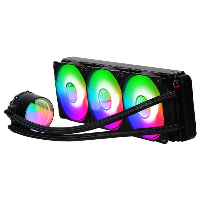 AIO 320mm Pro Glacier Watercooler  Black ARGB Infinity - Image 2