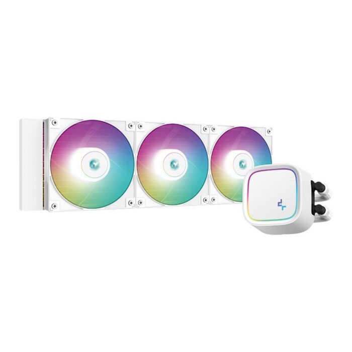 DeepCool LE720 White AIO Cooler, 3x120mm ARGB PWM Fan - Image 1