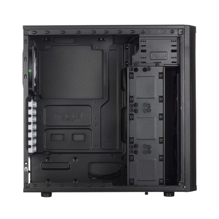 Fractal Design Core 2300 Mid Tower Gaming Case, ATX, Brushed Aluminium-look, Vertical HDD Bracket, 2 Fans - Image 3