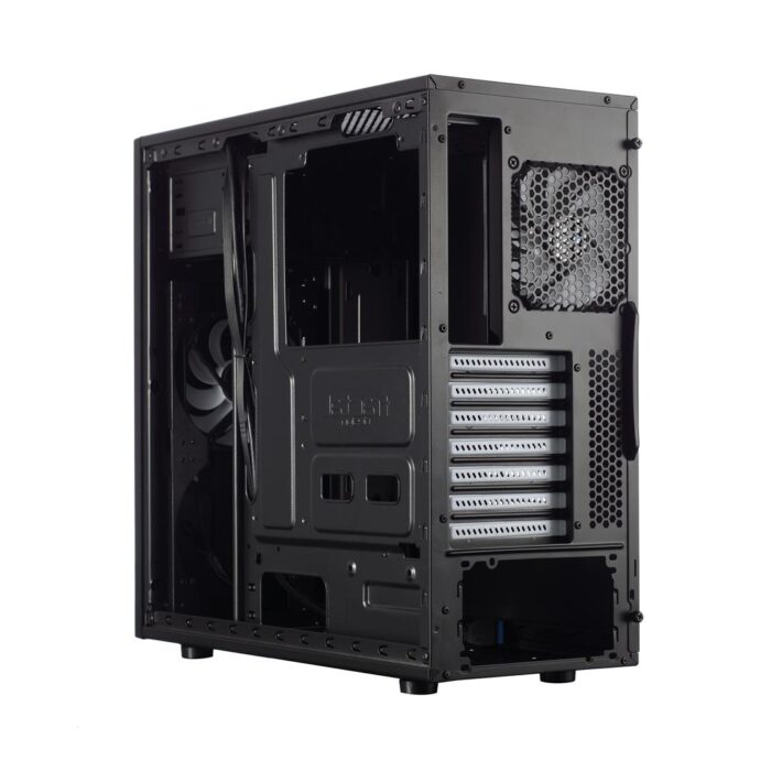Fractal Design Core 2300 Mid Tower Gaming Case, ATX, Brushed Aluminium-look, Vertical HDD Bracket, 2 Fans - Image 5