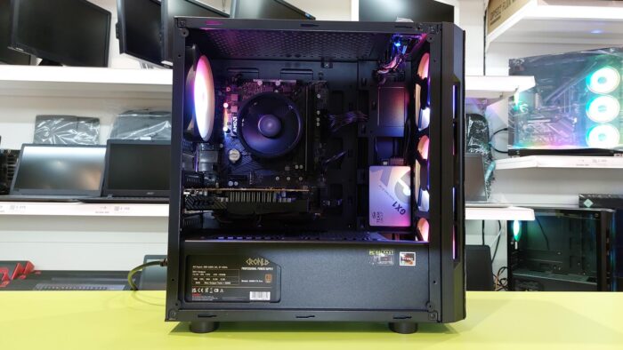 cit Flash 89 (6) Custom Gaming Desktop CIT Flash/ AMD Ryzen 3 4100 @ 4.00GHz / 8GB RAM / 480GB SSD / Radeon RX6400 4GB - Image 2