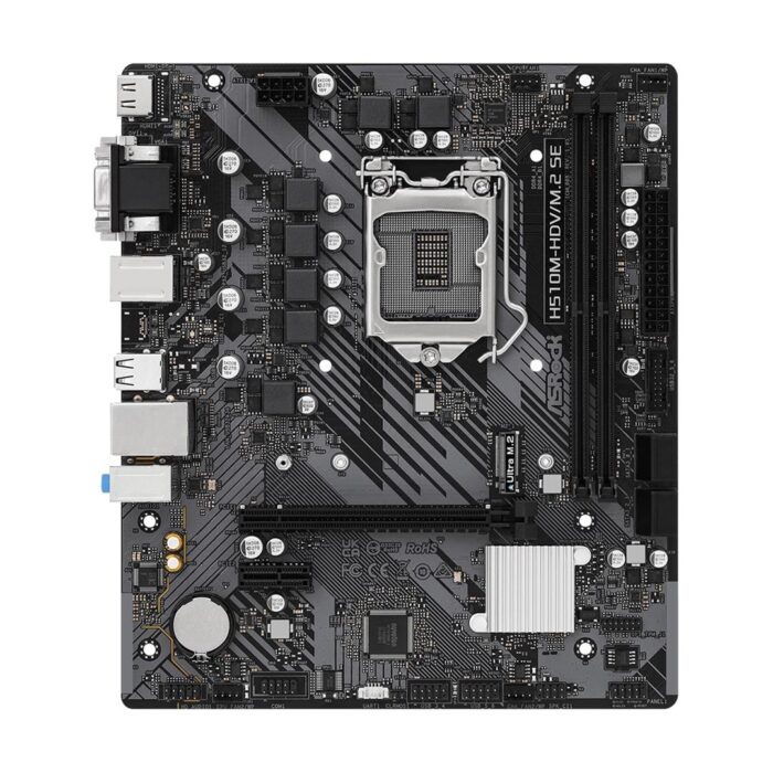 ASRock H510M-HDV/M.2 SE Motherboard, Intel Socket 1200, Supports Intel 10th/11th - Image 2