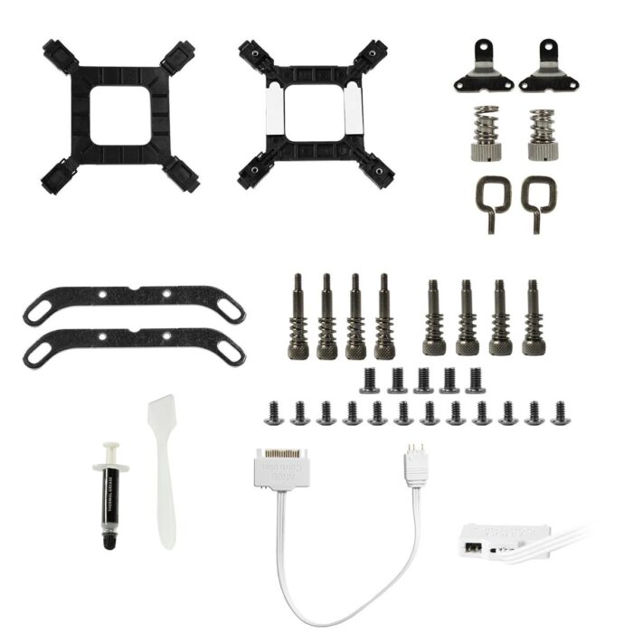 AIO 320mm Pro Glacier Watercooler White ARGB Infinity - Image 6