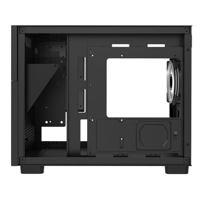 Cit Pro Jupiter Black Micro-ATX PC Gaming Case with 8 Inch LCD Screen 1 x 120mm Infinity Fan Included - Image 7