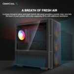 DeepCool CH560, Black, Mid Tower Gaming Case, Tempered Glass, 4x ARGB Fans, E-ATX/ATX/MicroATX - Image 3