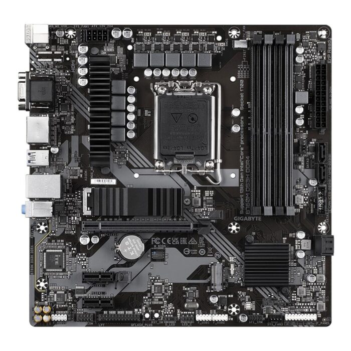 Gigabyte B760M DS3H DDR4 Motherboard, Intel Socket 1700 - Image 2