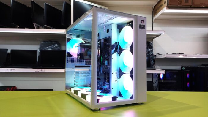 gamemax infinity white 14 (4) Custom Gaming Desktop GamMax Infinity/ AMD Ryzen 5 5600X 4.60GHz / 16GB RAM / 1TB M.2 NVMe / Multi Choice Graphics - Image 1