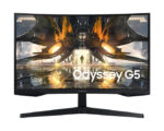 Used 2K Samsung Odyssey G5 27" G55A QHD, 165Hz Curved Gaming Monitor, 165Hz, 1ms