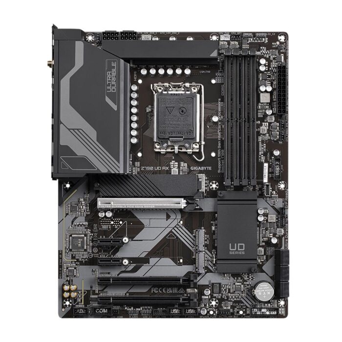 GIGABYTE Z790 UD AX Intel Z790 Chipset, Socket 1700 ATX Motherboard, DDR5, PCIe 5.0, M.2, 2.5GbE, WiFi 6E/BT - Image 2