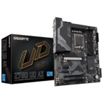 GIGABYTE Z790 UD AX Intel Z790 Chipset, Socket 1700 ATX Motherboard, DDR5, PCIe 5.0, M.2, 2.5GbE, WiFi 6E/BT