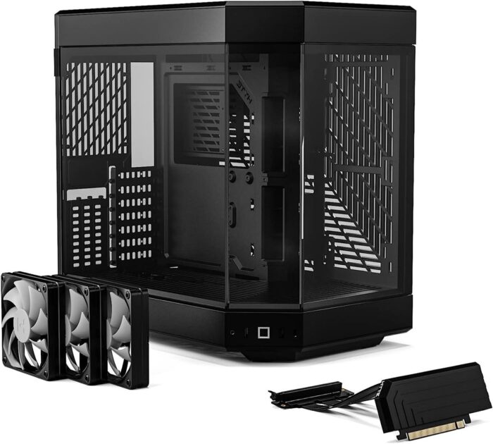 HYTE Y60 Dual Chamber Mid-Tower ATX Case - black - Image 2