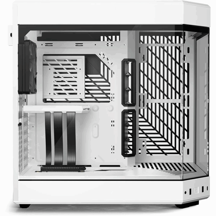 HYTE Y60 Dual Chamber Mid-Tower ATX Case - Snow White - Image 2