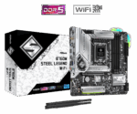 ASRock B760M STEEL LEGEND WIFI Intel DDR5 Micro ATX Motherboard - LGA 1700