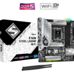 ASRock B760M STEEL LEGEND WIFI Intel DDR5 Micro ATX Motherboard - LGA 1700