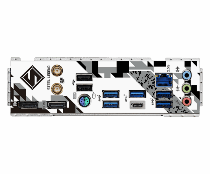 ASRock B760M STEEL LEGEND WiFi 2 ASRock B760M STEEL LEGEND WIFI Intel DDR5 Micro ATX Motherboard - LGA 1700 - Image 4