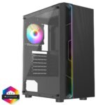 CiT Galaxy Mid Tower Gaming Case - Black