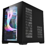 CIT Overseer MATX Case Black 6 Port Hub PWM & 3x ARGB - Image 3