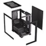 CIT Range Black MATX Gaming Case with Tempered Glass Front and Side Panels with 3 x CiT Celsius Dual-Ring Infinity Fans Bundled - Image 6