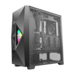 Antec DF800 FLUX Gaming Case w/ Glass Window, ATX, 5 x Fans (3 Front ARGB), Geometrical Mesh & Mirror Front - Image 5