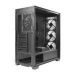 Antec DF800 FLUX Gaming Case w/ Glass Window, ATX, 5 x Fans (3 Front ARGB), Geometrical Mesh & Mirror Front - Image 7