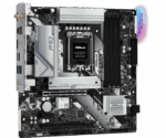 Asrock B760M PRO RS/D4 WIFI, Intel B760, 1700, Micro ATX, 4 DDR4, HDMI, DP, Wi-Fi 6E, 2.5G LAN, PCIe4, 2x M.2, RGB - Image 3