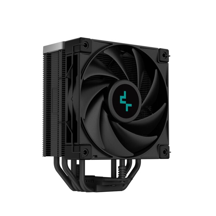 DeepCool AK400 Zero Dark Fan CPU Cooler, Universal Socket, Silent Hydro Bearing PWM Black Fan, 1850RPM, 4 Heat Pipes - Image 2