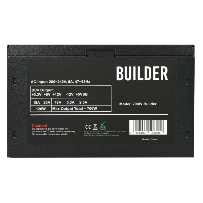 700W Builder PSU 1 700W Builder PSU PPFC 6xSata 1xPCIE62 44pin - Image 1