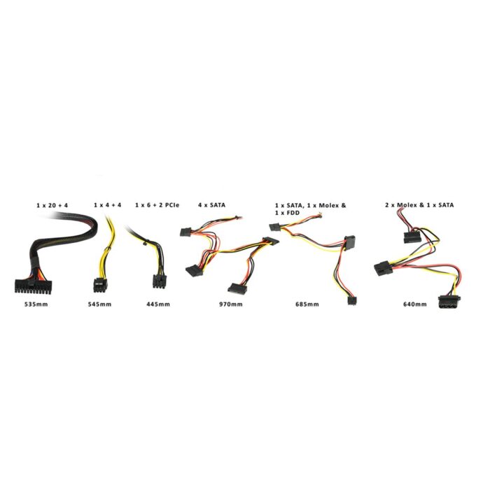 700W Builder PSU PPFC 6xSata 1xPCIE62 44pin - Image 5