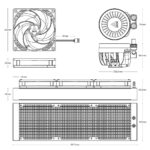 Arctic Liquid Freezer III 360mm Liquid CPU Cooler, P12 PWM PST Fans & PWM Controlled Pump - Image 4