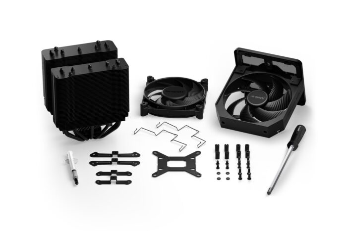 Be Quiet! BK036 Dark Rock Pro 5 4 Be Quiet! BK036 Dark Rock Pro 5 Heatsink & Fan, Intel/AMD, 2 Silent Wings Fans, Speed Switch, 270W TDP - Image 6