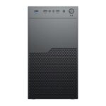 Vida Enterprise Black Office Case, Micro ATX, 12cm Fan, Mesh Front - Image 3