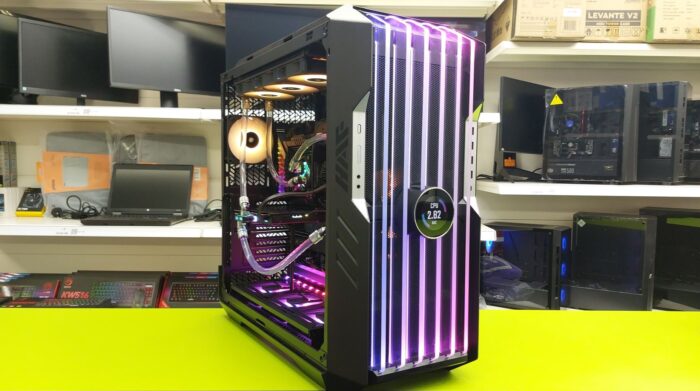 COOLERMASTER HAF 700 EVO (12) Used High Performance Gaming Desktop Custom Liquid Cooling / i9-13900K 5.50GHz / 32GB RAM / 2 x 2TB NVMe / Asus RTX 4090 - Image 1