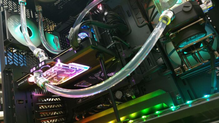 COOLERMASTER HAF 700 EVO (8) Used High Performance Gaming Desktop Custom Liquid Cooling / i9-13900K 5.50GHz / 32GB RAM / 2 x 2TB NVMe / Asus RTX 4090 - Image 11